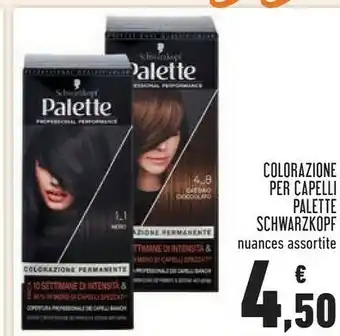 Conad Schwarzkopf A3 Colore Per Capelli Marrone offerta