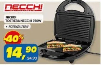 TOSTIERA NECCHI 750W