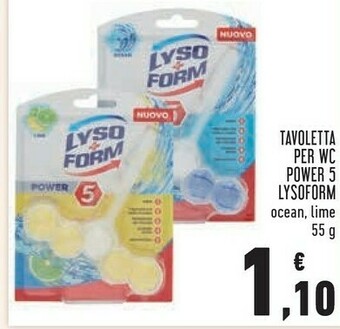 Conad Lysoform Tavoletta Per Wc Power 5 offerta