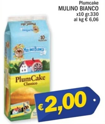 Plumcake MULINO BIANCO x10 gr.330