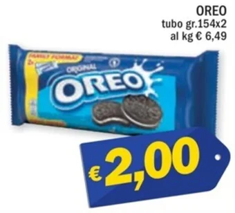 OREO tubo gr.154x2