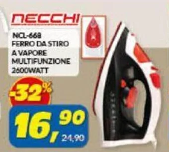 Risparmio Casa FERRO DA STIRO A VAPORE MULTIFUNZIONE 2600WATT offerta