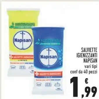 Conad Napisan Salviette Igienazzanti offerta