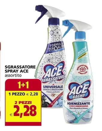 Il Gigante SGRASSATORE SPRAY ACE assortito offerta