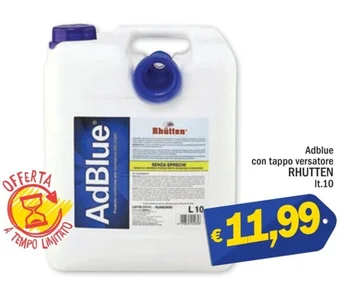Adblue con tappo versatore RHUTTEN It.10