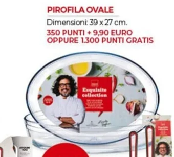 PIROFILA OVALE Dimensioni: 39 x 27 cm