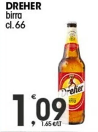 Quick Sisa DREHER birra cl.66 offerta
