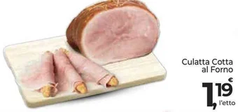 Supermercati Dok Culatta Cotta al Forno offerta