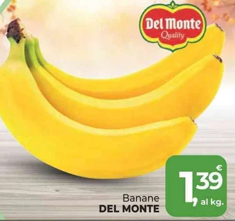 Supermercati Dok Banane DEL MONTE offerta