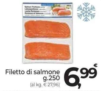 Supermercati Dok Filetto di salmone g.250 offerta
