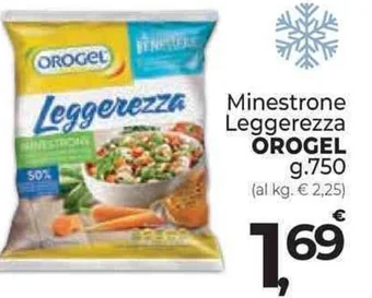 Supermercati Dok Minestrone Leggerezza OROGEL g.750 offerta
