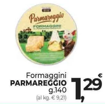 Supermercati Dok Formaggini PARMAREGGIO g.140 offerta
