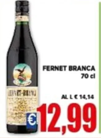 FERNET BRANCA 70 cl