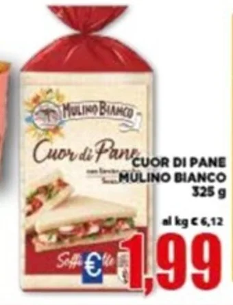Vivo Supermercati CUOR DI PANE MULINO BIANCO 325 G offerta