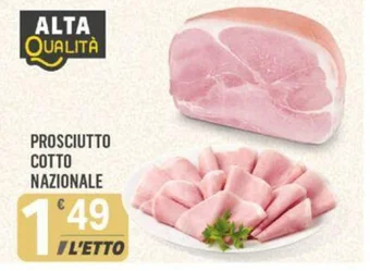 Supermercati Dok PROSCIUTTO COTTO NAZIONALE offerta