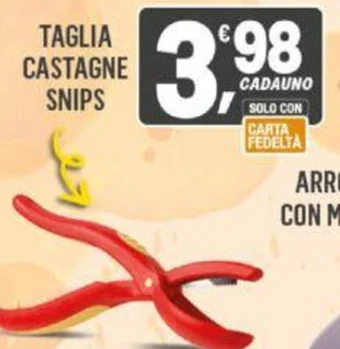 TAGLIA CASTAGNE SNIPS