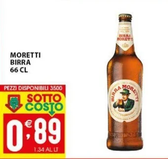 Sisa MORETTI BIRRA 66 CL offerta