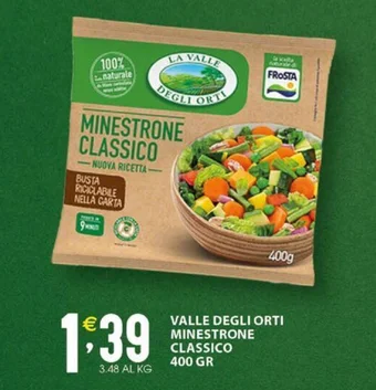Sisa VALLE DEGLI ORTI MINESTRONE CLASSICO 400 GR offerta