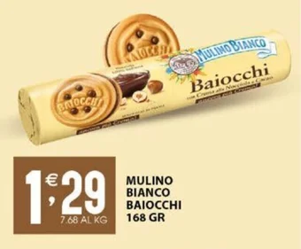 Sisa MULINO BIANCO BAIOCCHI 168 GR offerta