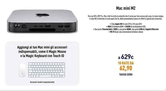 Unieuro Mac mini M2 offerta