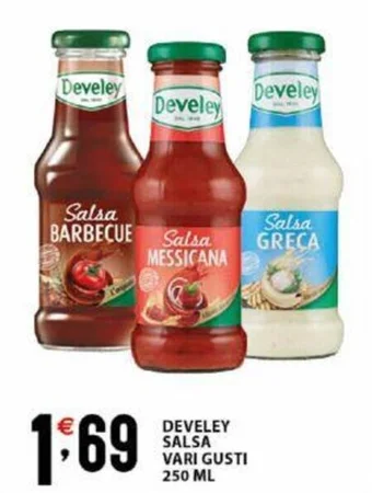 Sisa DEVELEY SALSA VARI GUSTI 250 ML offerta