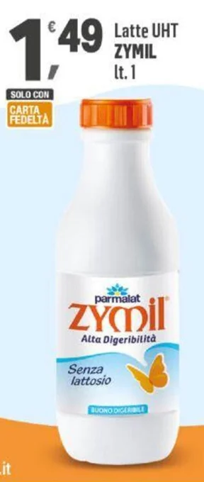 Supermercati Dok Latte UHT ZYMIL lt. 1 offerta