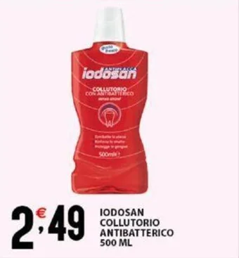 IODOSAN COLLUTORIO ANTIBATTERICO 500 ML