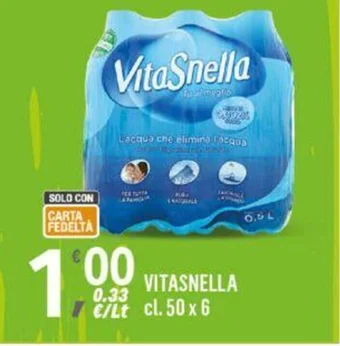 Supermercati Dok VITASNELLA cl. 50 x 6 offerta