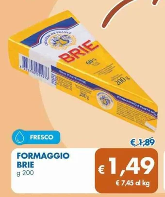 MD Discount FORMAGGIO BRIE g 200 offerta