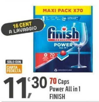 Supermercati Dok 70 Caps Power All in 1 FINISH offerta