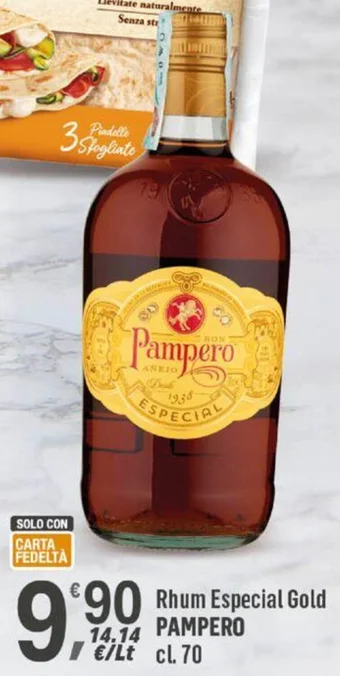 Rhum Especial Gold PAMPERO cl. 70