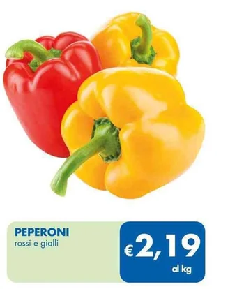 MD Discount PEPERONI rossi e gialli offerta
