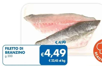 MD Discount FILETTO DI BRANZINO g 200 offerta