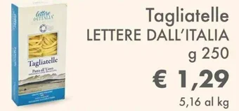 MD Discount Tagliatelle LETTERE DALL'ITALIA g 250 offerta