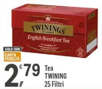 Tea TWINING 25 Filtri