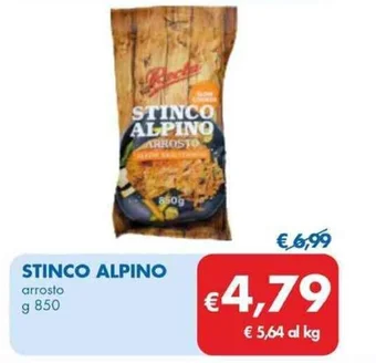MD Discount STINCO ALPINO arrosto g 850 offerta
