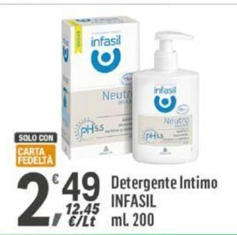 Supermercati Dok Detergente Intimo INFASIL ml 200 offerta
