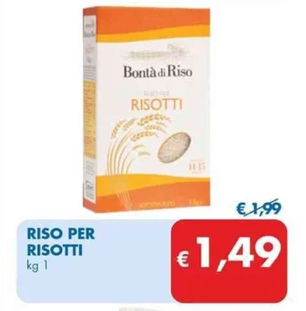 MD Discount RISO PER RISOTTI kg 1 offerta