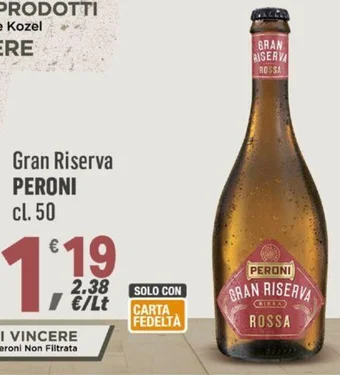 Supermercati Dok Gran Riserva PERONI cl. 50 offerta