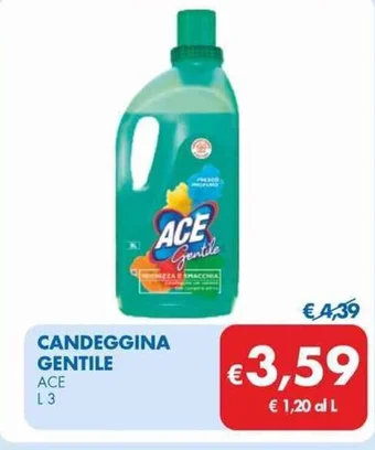 MD Discount CANDEGGINA GENTILE ACE L 3 offerta