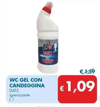 MD Discount WC GEL CON CANDEGGINA DAT5 igienizzante L1 offerta