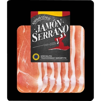 Qui Discount Jamon serrano riserva12 mesi affettato -100 gr offerta