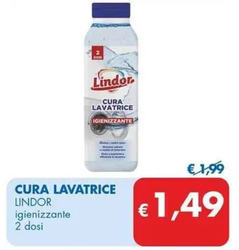 CURA LAVATRICE LINDOR igienizzante 2 dosi