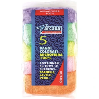 Qui Discount Panni microfibra colorati 20x30 pz 5 offerta