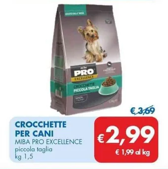 MD Discount CROCCHETTE PER CANI MIBA PRO EXCELLENCE piccola taglia kg 1,5 offerta