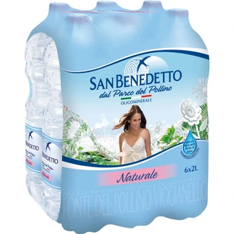 Qui Discount Acqua naturale san benedetto fardello 2 litri x 6 offerta