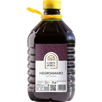 Qui Discount Vino negroamaro 12° igp pet 3 litri offerta