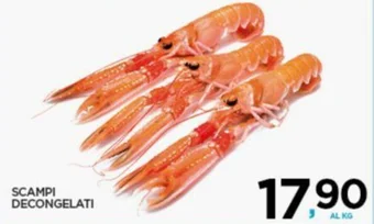 SCAMPI DECONGELATI