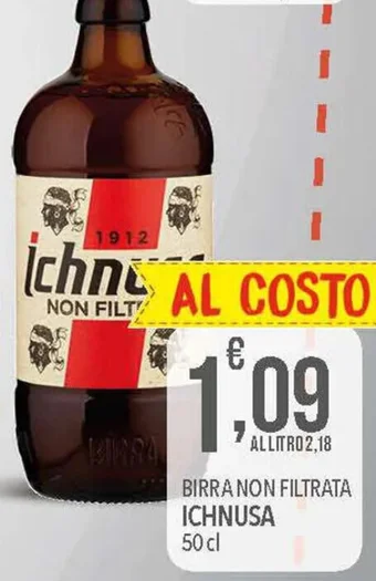 Iper Romagnolo BIRRA NON FILTRATA ICHNUSA 50 cl offerta