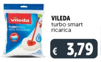 Deco Supermercati VILEDA turbo smart ricarica offerta